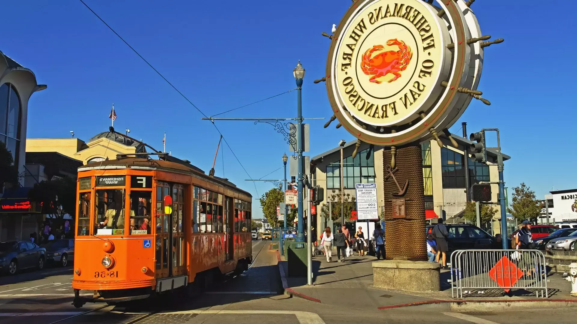 Línea F en Fisherman's Wharf